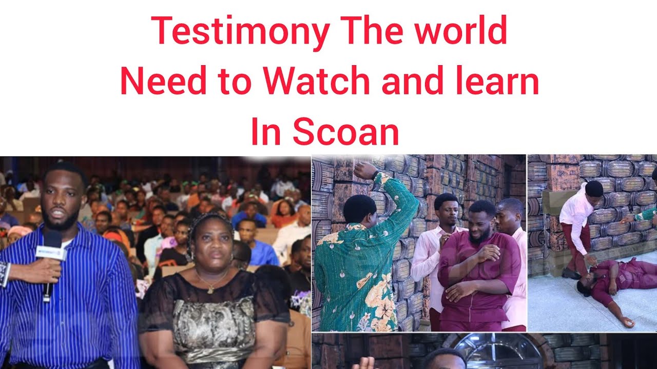 Tears In Scoan As this Boy Narrate his Encounter in Scoan All I can say is there is God #tbjoshua 