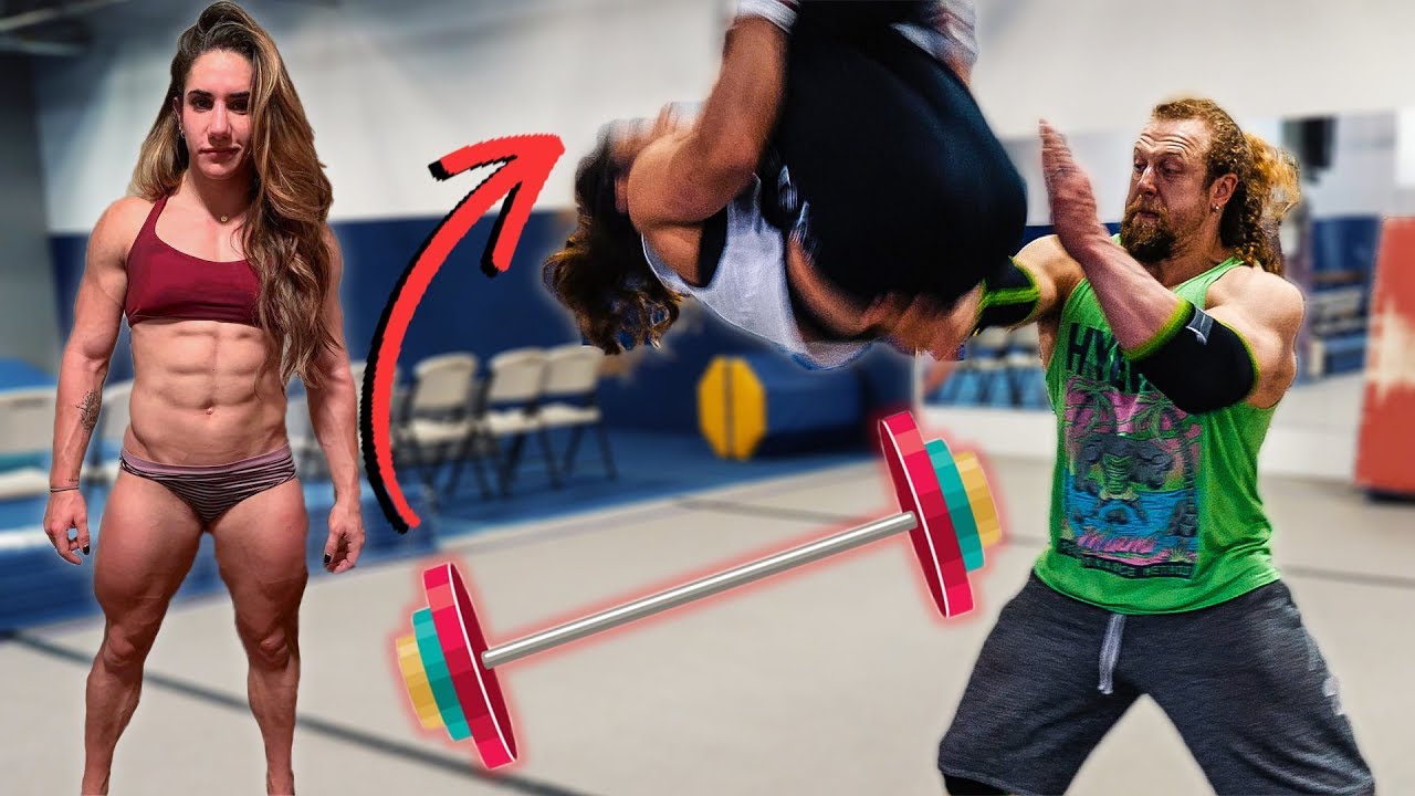 CAN POWERLIFTER LEARN BACKFLIP, 1 SESSION? Stefi Cohen