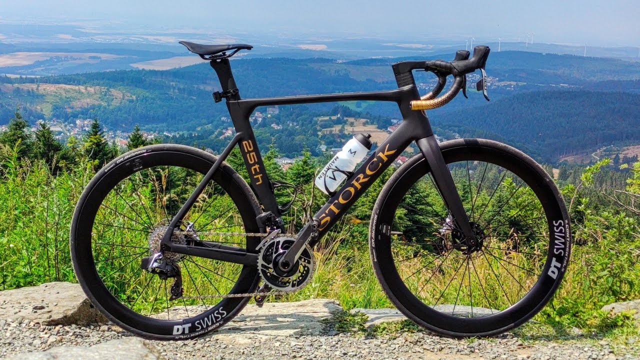 FIRST thoughts on this STORCK AERFAST SUPERBIKE! - Cycling full gas up Feltberg in Frankfurt
