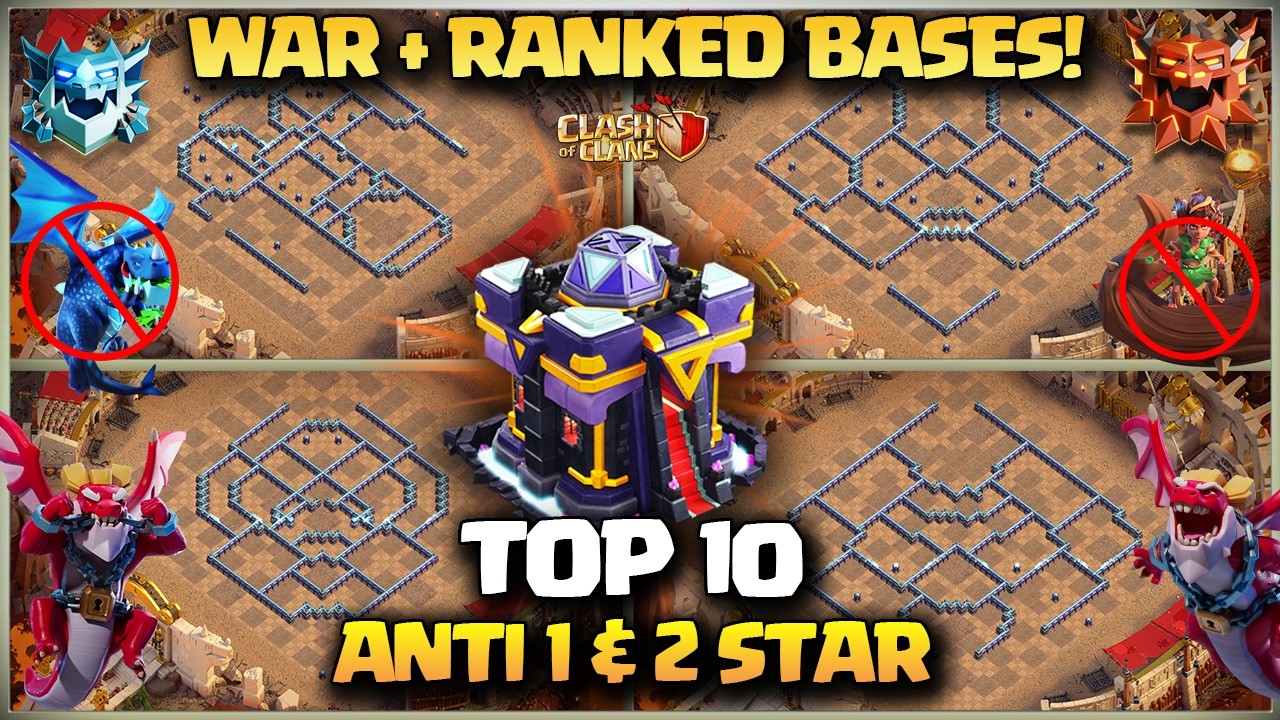 TOP 10 NEW TH15 Base Layout + Link 2026 | TH15 Ranked Bases + Th15 War Base in coc