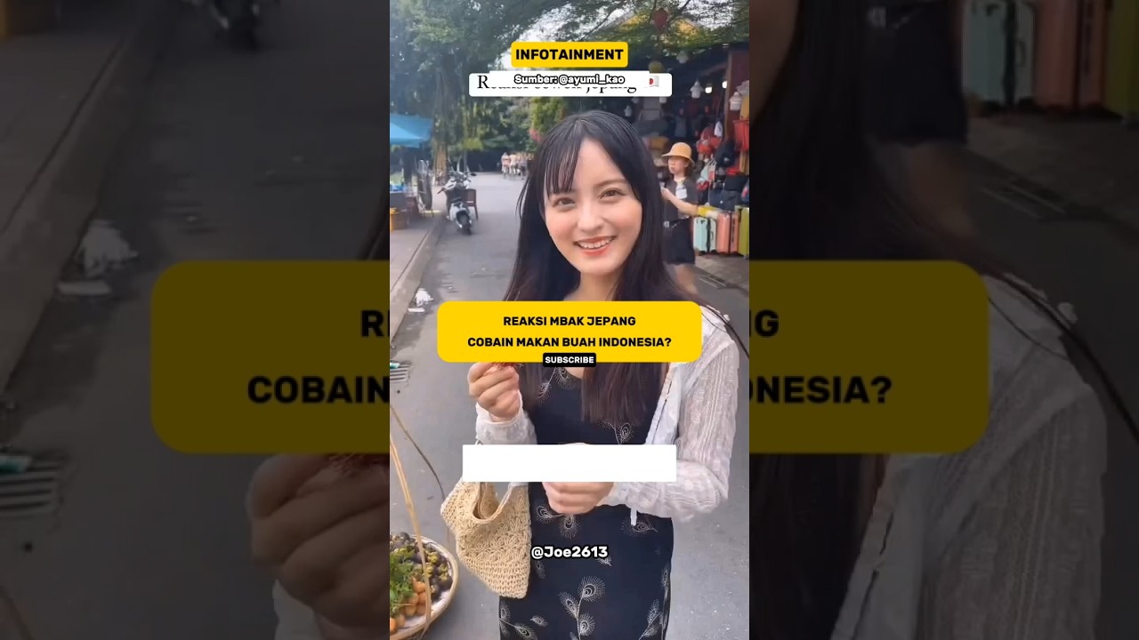 Japanese women's reactions to trying Indonesian fruit? #infotainment #bulereactions #viralvideo #...