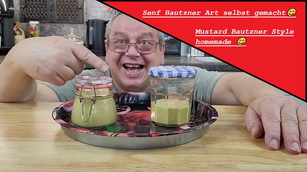 Senf Bautzner Art die weltberühmte Delikatesse / Mustard Bautzner Style, the world-famous delicacy😋😋