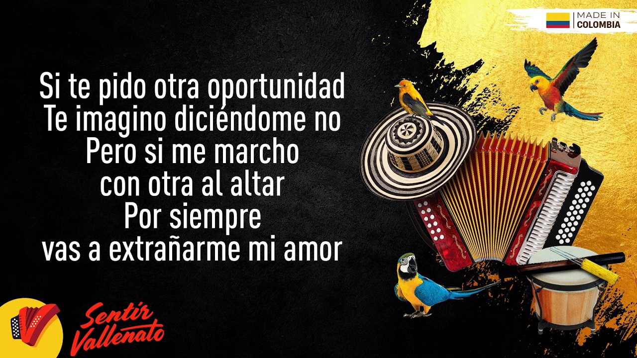 Me Vas A Extrañar, Binomio De Oro De América, Video Letra - Sentir Vallenato