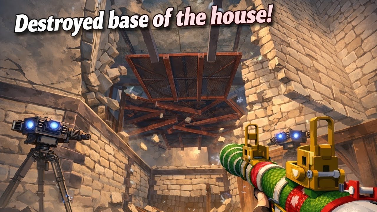 Oxide servivel island//👋Destruction of the base of the house 😂🥶and pvp ❤️‍🔥and big balloon 🎈 