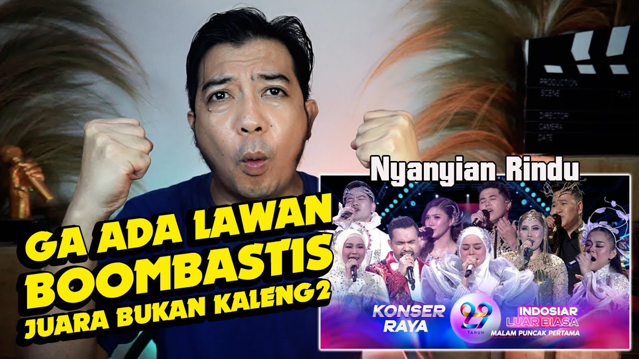 9JUARA TERBAIK INDOSIAR NYANYIAN RINDU BUAT MERINDING DAN TAKJUB