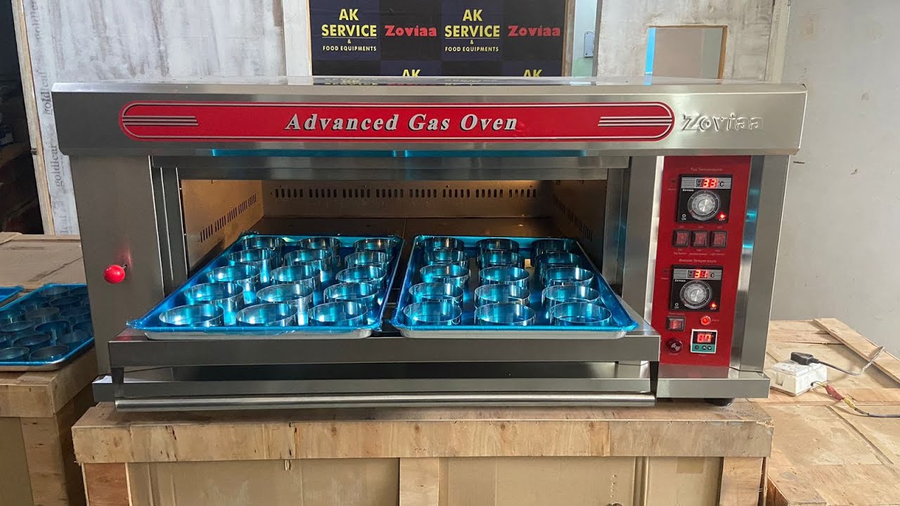 Gas Bakery oven Production Capacity details for Burger buns