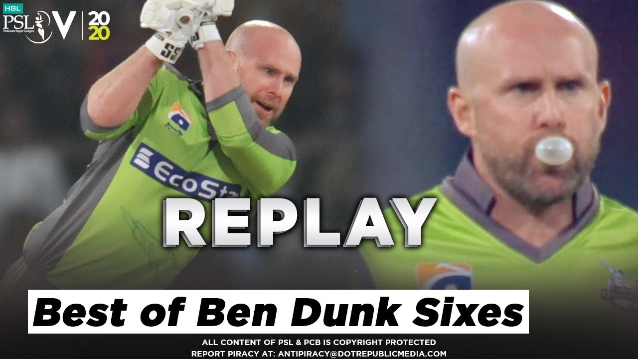 Best of Ben Dunk | The Six Masterclass by Ben Dunk | HBL PSL 2020