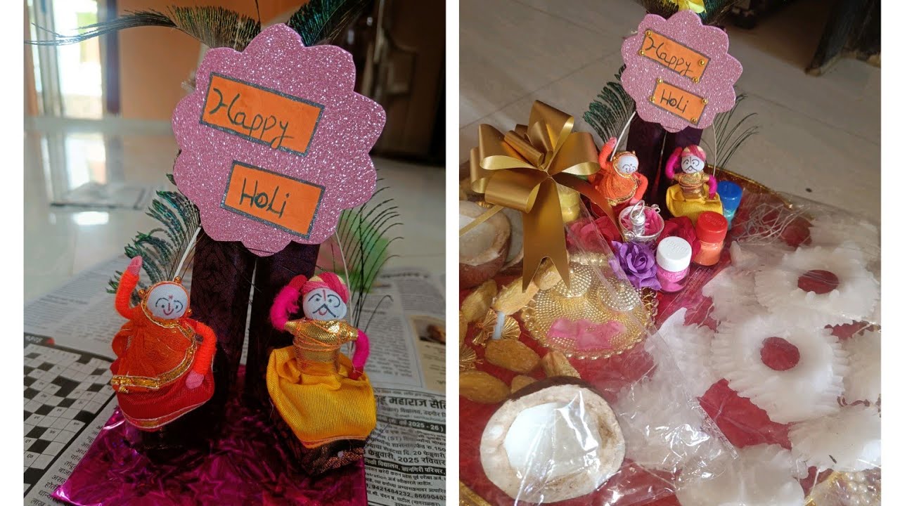 Holi gift idea #holispecial#holicelebration #festival#homemade#decoration#giftideas #diy #viralvideo