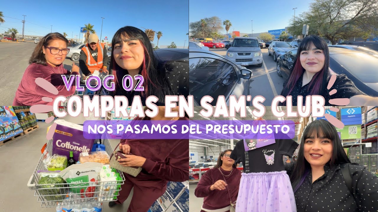COMPRAS EN SAMS | nos pasamos del presupuesto😅 #vlog #vlogdecompras #mamavloger #samsclub #compras 