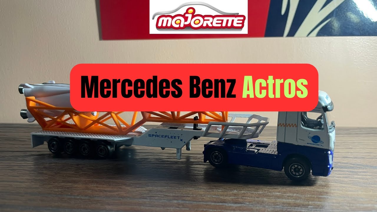 Unboxing Majorette Mercedes Benz Actros Truck