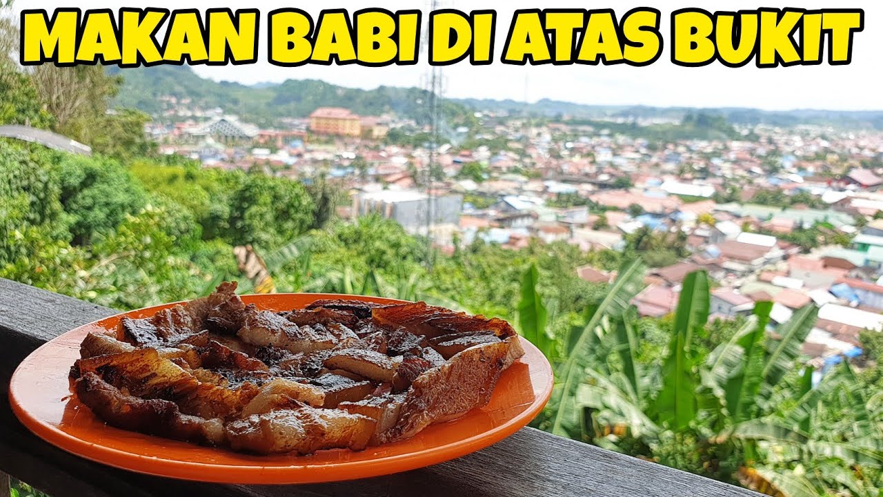 WARUNG BABI PANGGANG DI PUNCAK BUKIT ‼️ VIEW NYA KEREN, PEMANDANGAN KOTA ‼️ KULINER SAMARINDA
