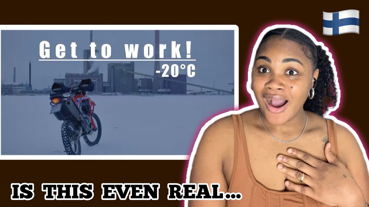 Реакция на работу при температуре −20°C в Финляндии ❄️🙆🏻