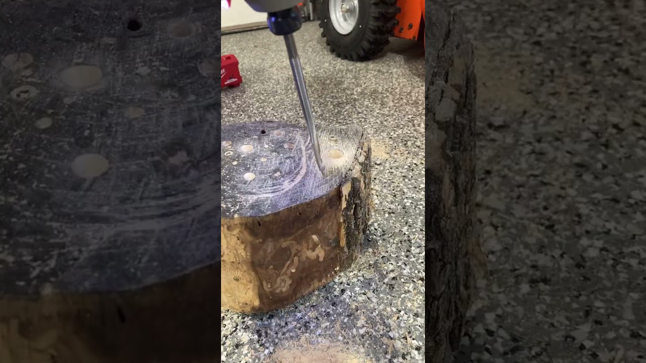 Milwaukee impact with 5/8 Irwin Speedbor pt 3￼