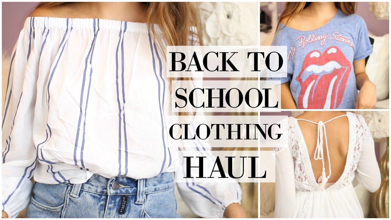Back to School Clothing TRY-ON HAUL Pt.1 // Topshop, Abercrombie, Urban Oufitters