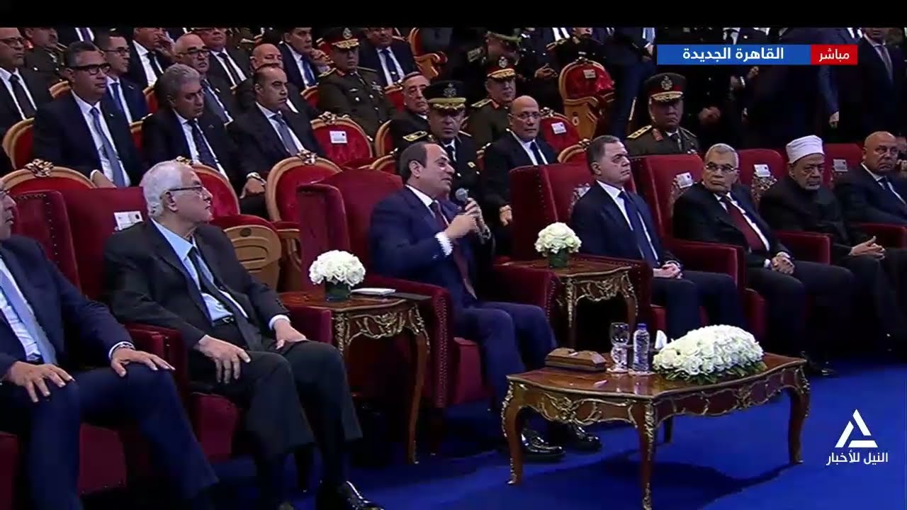 مداخلة الرئيس السيسى خلال احتفالية عيد الشرطة الـ 74