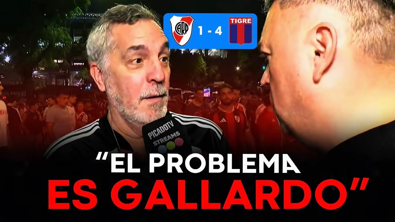 💥💨” GALLARDO ES EL PROBLEMA” REACCION HINCHAS DE RIVER POST PARTIDO! RIVER 1 TIGRE 4 