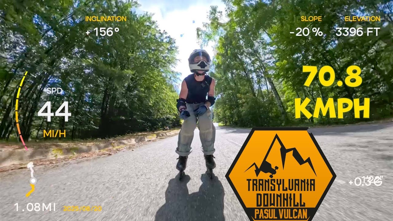 Экстремальный спуск на роликовых коньках | Трансильвания, Румыния | SJR On The Go, эпизод 8