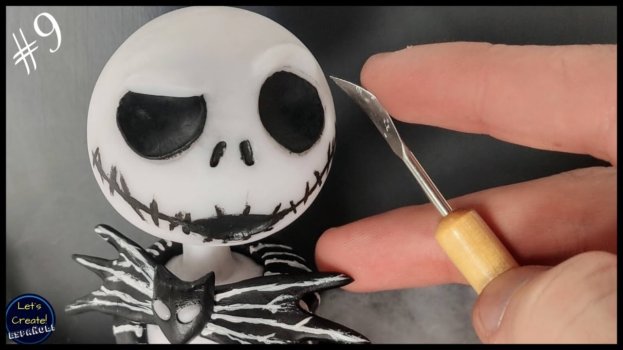 Como hacer a JACK SKELETON [Facil] ~ |PLASTILINA/PORCELANA FRIA|