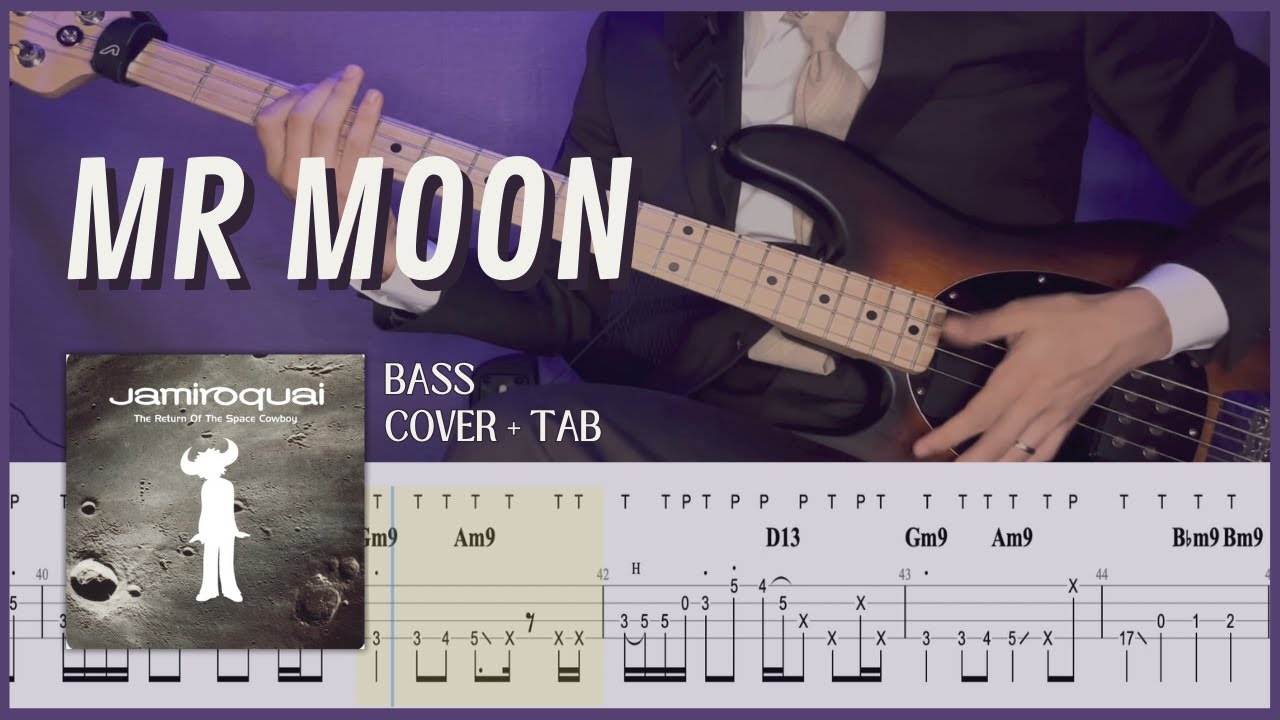 Mr Moon - Jamiroquai (Bass Cover with Tab)