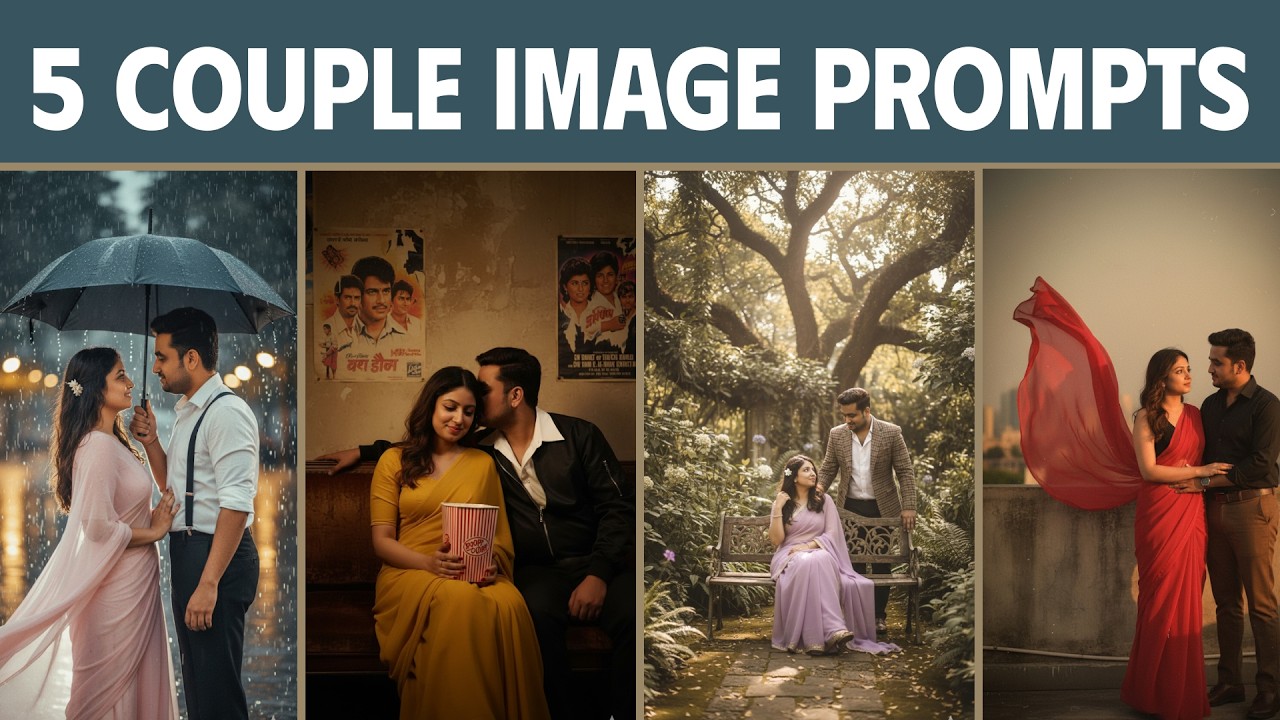 5 NEW Instagram Trending Couple Gemini Photo Editing Prompts | AI Couple Photo Editing