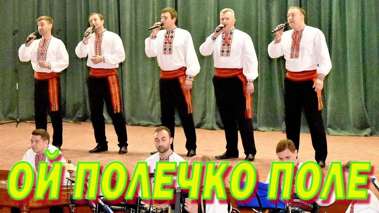 Ой полечко поле туманом повито Пісня на концерті