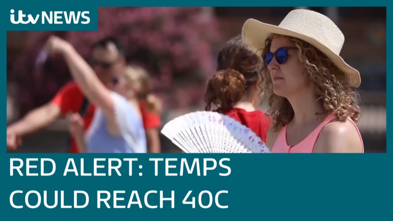 Red heat warning issued in UK for first time ever | ITV News