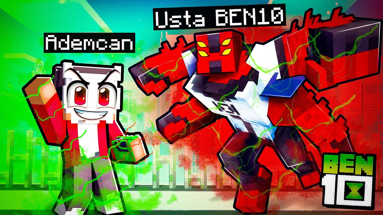 Usta BEN10 Beni Egitti Ve Dünyanın EN Güçlü İnsanı Yaptı! | Minecraft