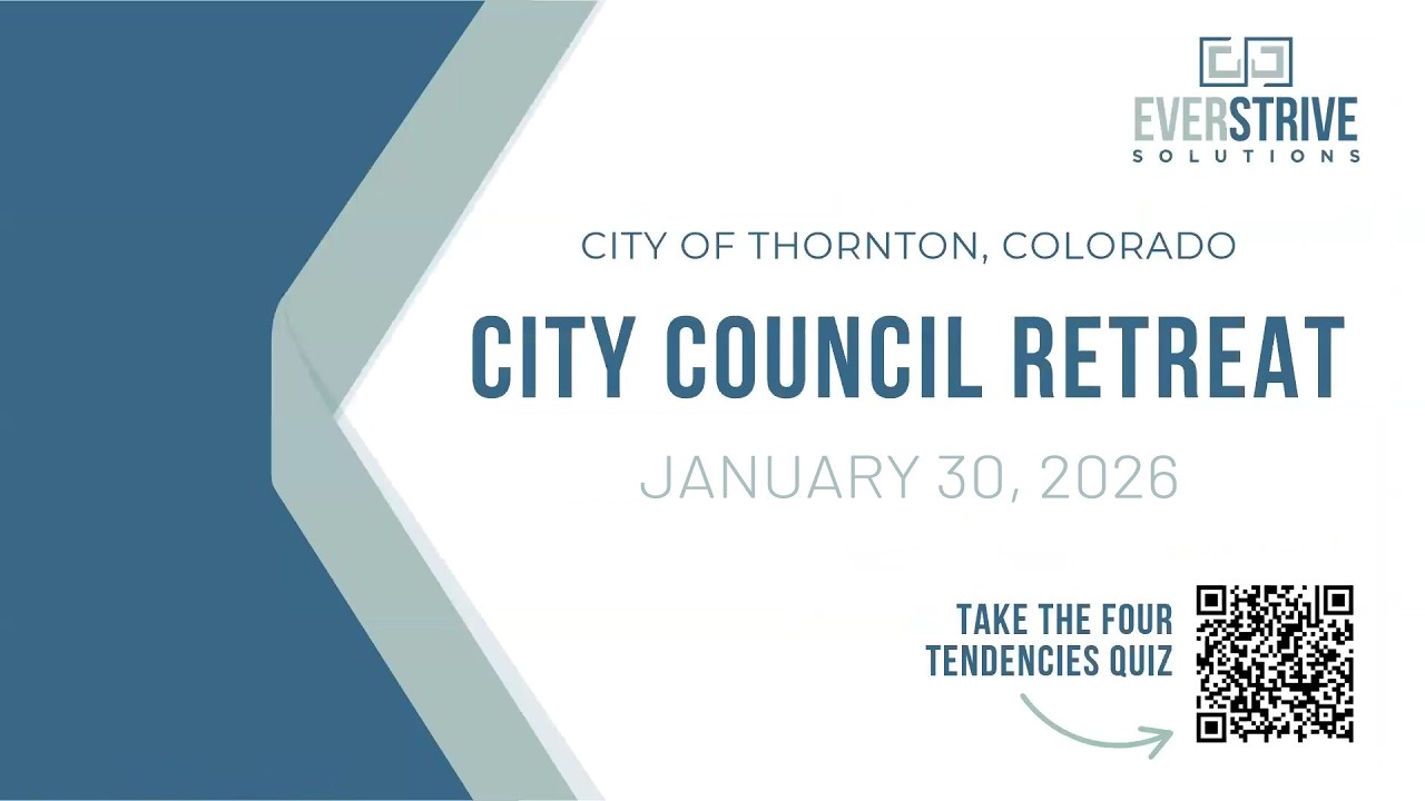 Thornton City Council Strategic Planning Conference - January 30, 2026