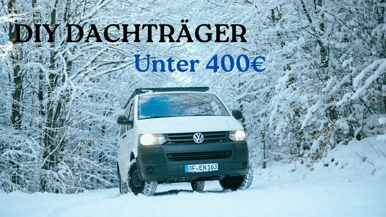 DIY DACHTRÄGER aus Aluprofilen für T5 | DIY Roof Rack | T5 Bulli