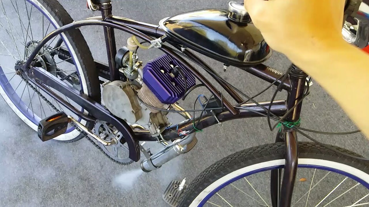 80cc Motorized Bike 6.0cc CNC High Compression Racing Head VS Stock