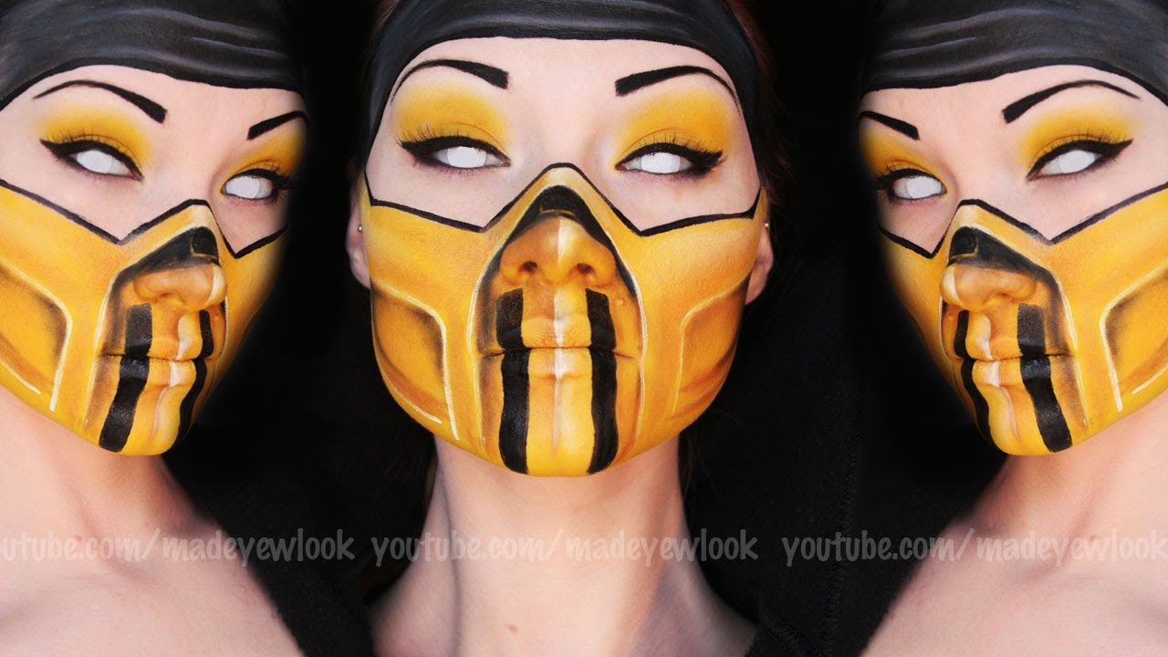 Scorpion Makeup Tutorial (Mortal Kombat)