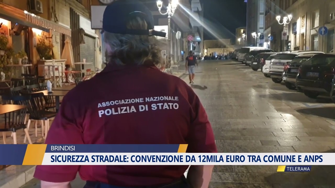 SICUREZZA STRADALE: CONVENZIONE DA 12MILA EURO TRA COMUNE E ANPS