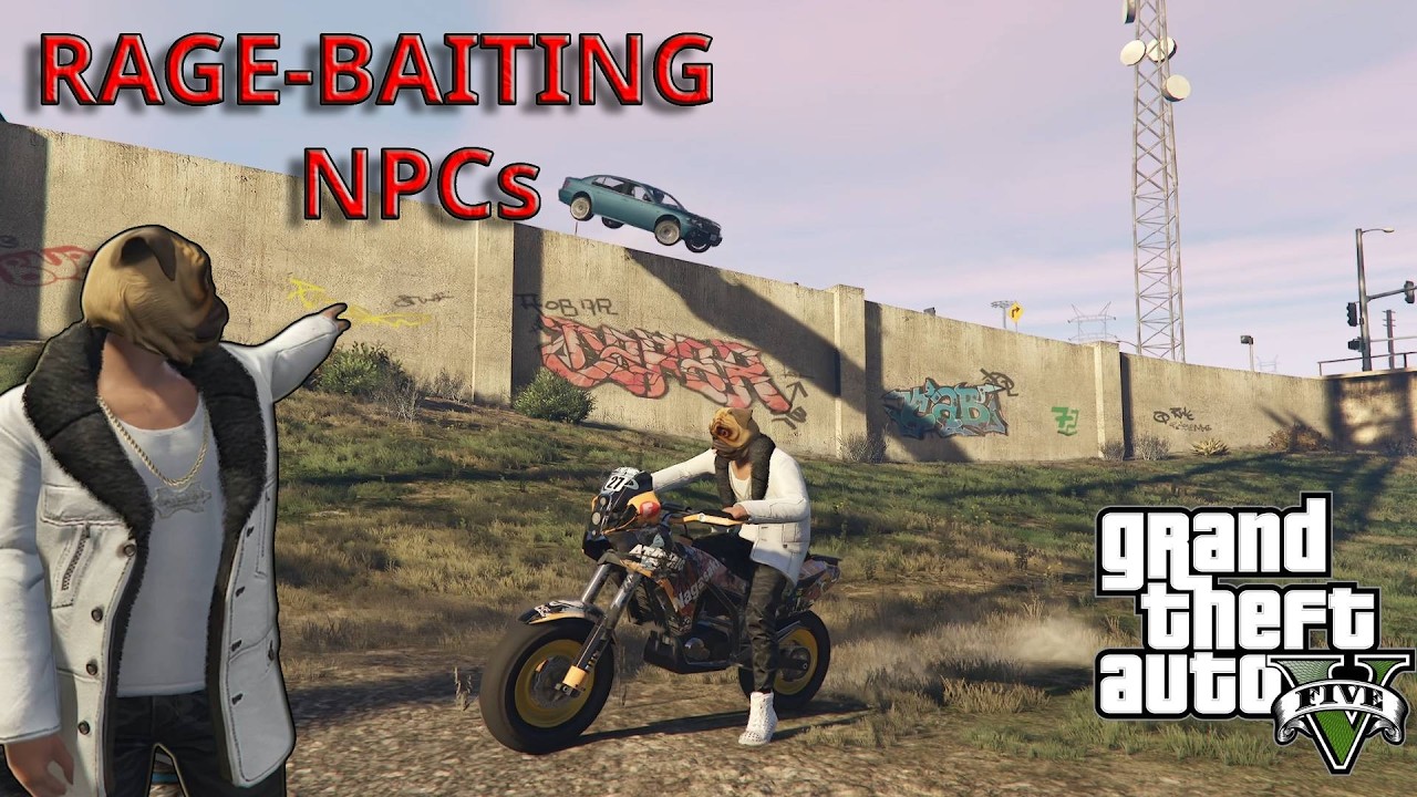 GTA 5: Funny RAGE BAITING NPCs Compilation