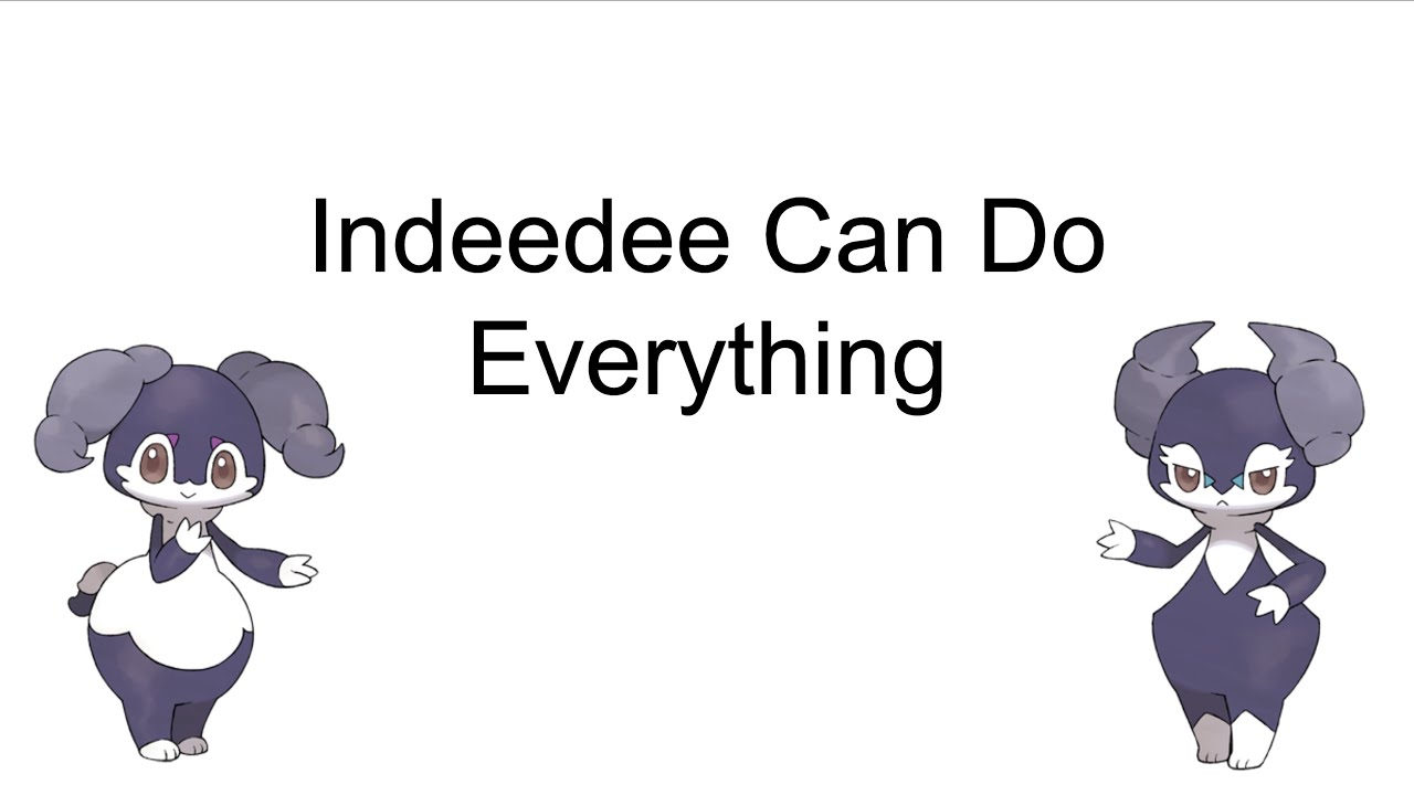 A PowerPoint about Indeedee