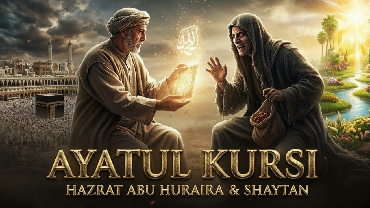 Ayatul Kursi ka Mojza | Hazrat Abu Huraira or Shaitan Ki Mulakat🌹