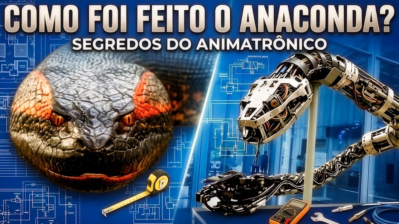 a ENGENHARIA do ANIMATRÔNICO do FILME ANACONDA