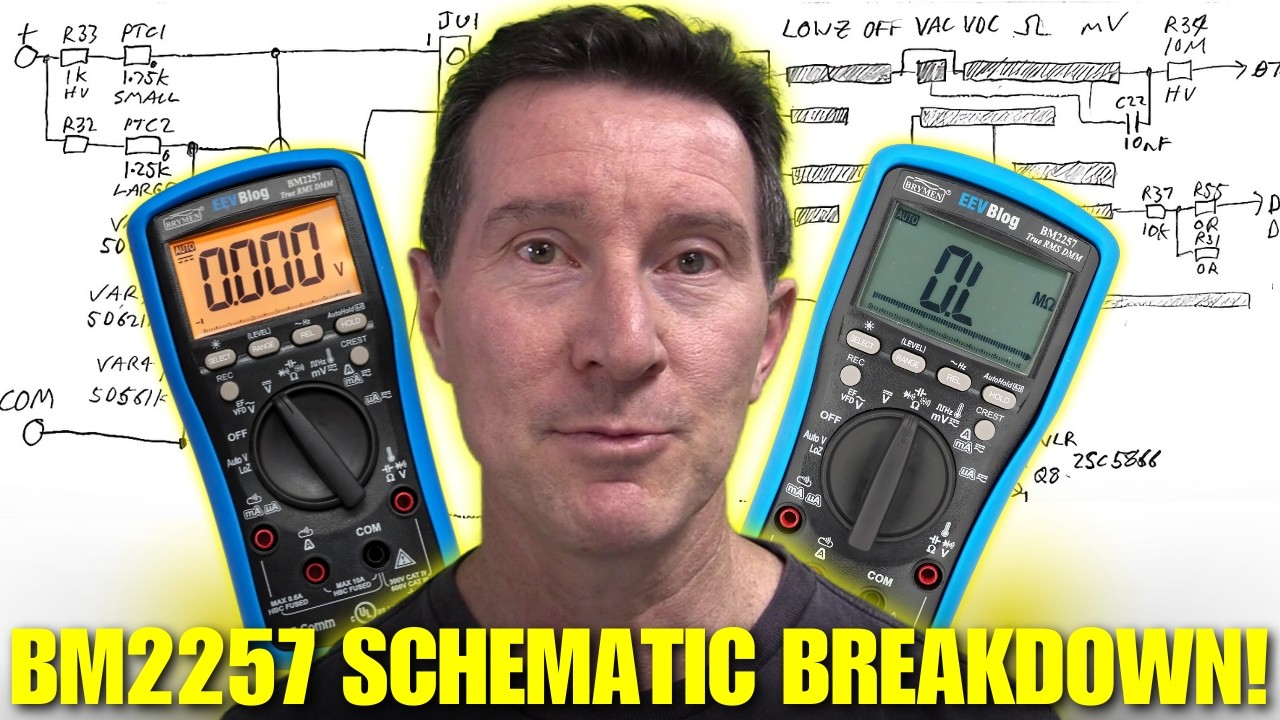 EEVblog 1667 - Reverse Engineering the Brymen BM2257 Multimeter LowZ Mode