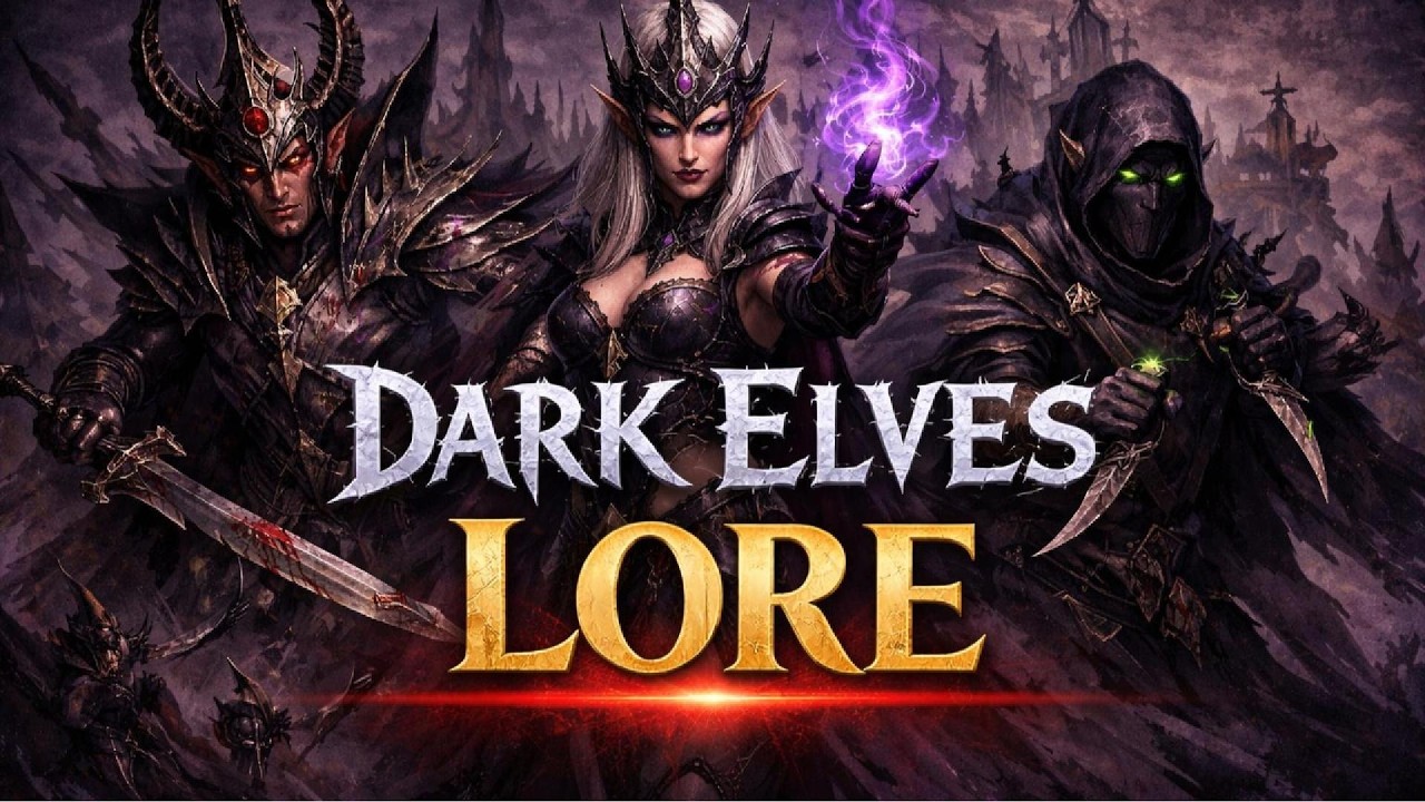 🔥 DARK ELVES: A História Sombria e Cruel de Naggaroth