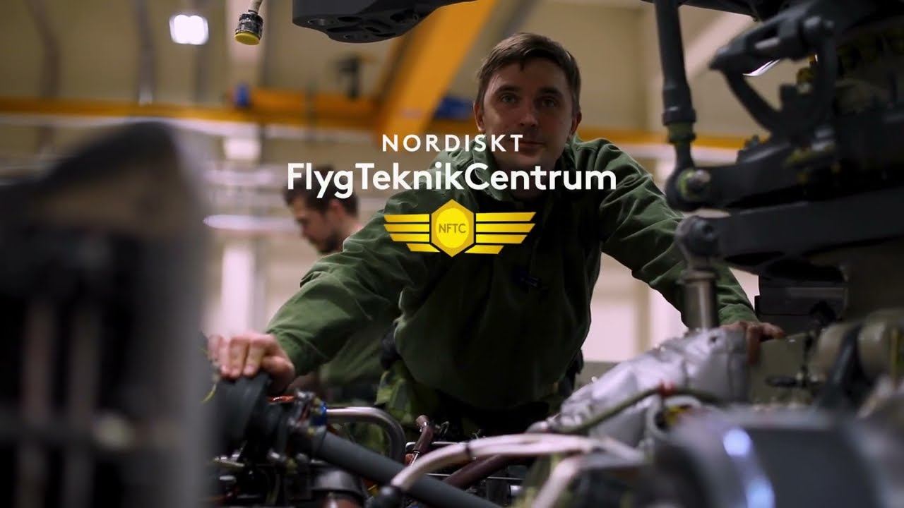 André jobbar på Helikopterflottiljen