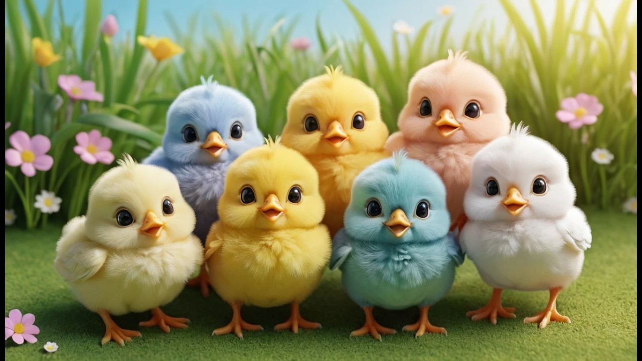 Five Little Chicks Chirp Chirp Chirp | Fun Farm Animal Song & Counting Rhyme
