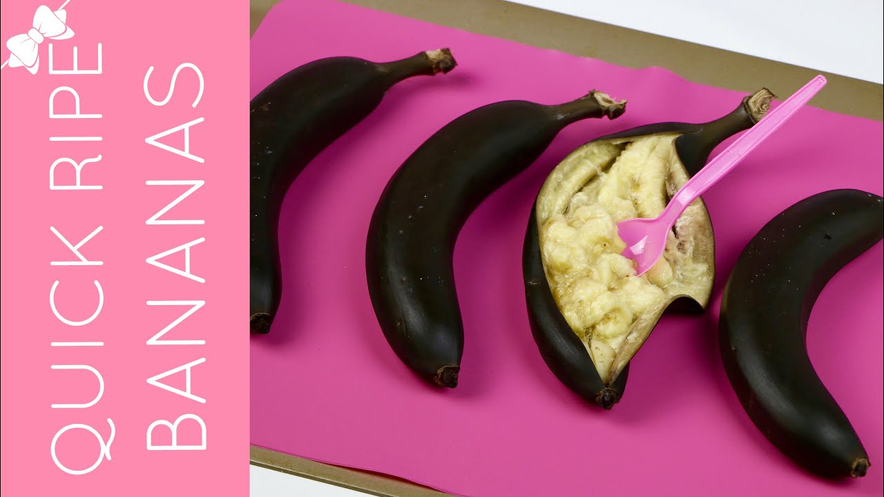 How To Quickly Ripen Bananas in the Oven // Lindsay Ann Bakes
