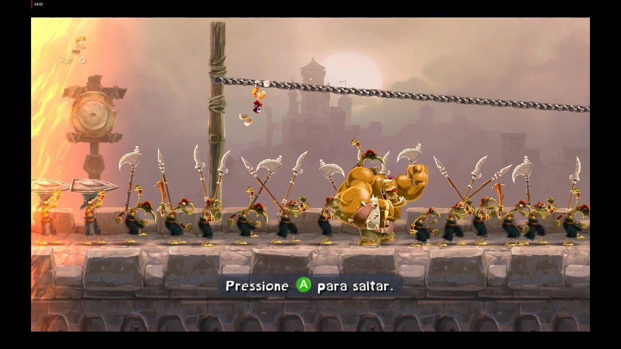 Rayman Legends Capítulo 07 Rock Rayman em musica !   Por DSMGamer - Randeon RX 560 4GB