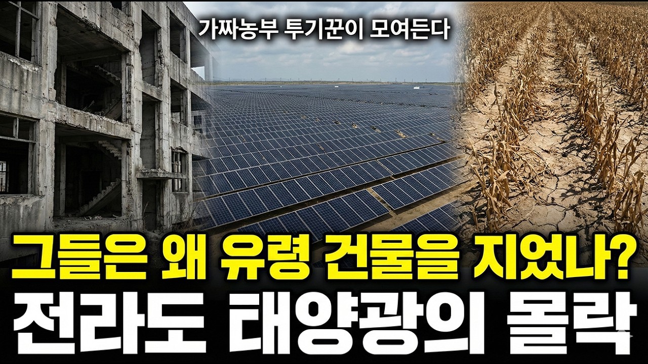 전라도 태양광 뒤에 숨겨진 카르텔의 소름돋는 실체