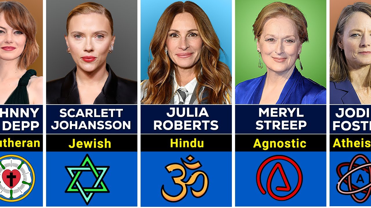 300 HOLLYWOOD Actresses EXPOSED Faith and Religion