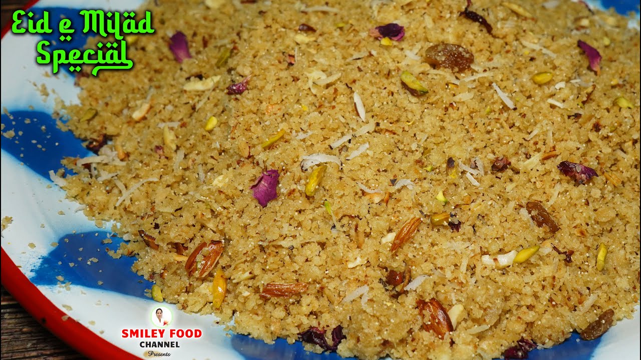 गेहू का आटा और गुड़ का मलीदा मेरे तरीके से  Gehu ke aate ka Halwa | Eid e Milad Special Malida recipe