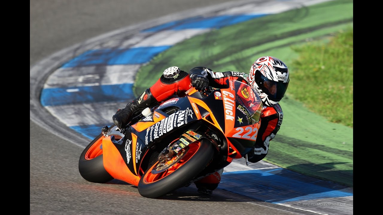 Linck Racing Crash mit Honda CBR 1000 RR  SC57 Speer Racing Hockenheim 22.04.2014