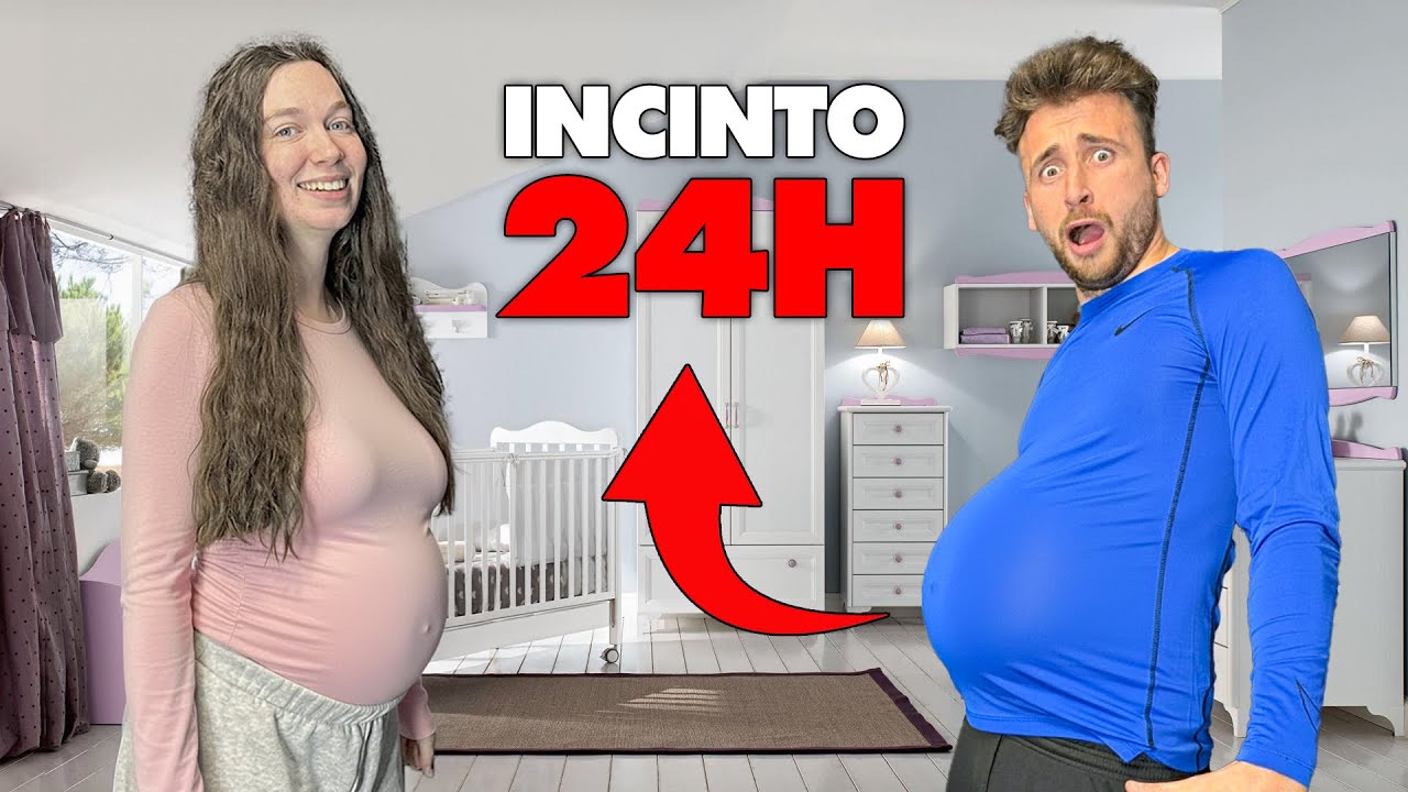 🫃 Il mio RAGAZZO diventa INCINTO per 24 ORE!! w/Pierino PirlasV