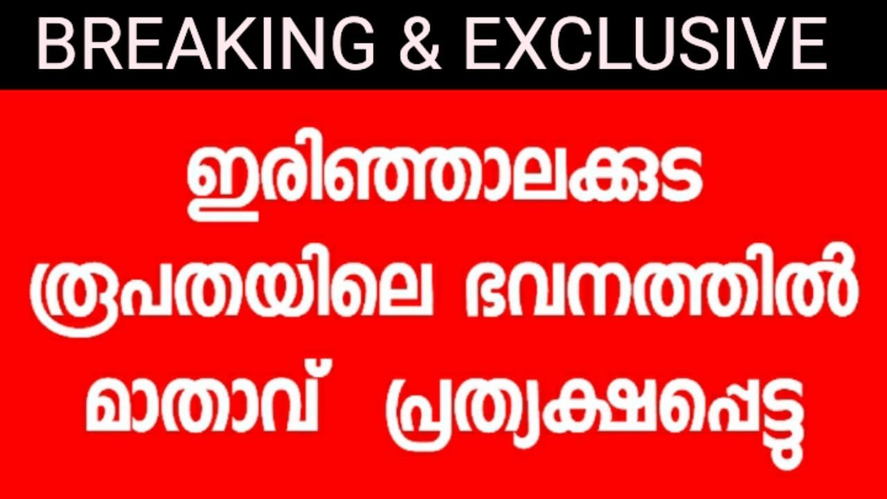 ഇരിഞ്ഞാലക്കുട  രൂപതയിലെ ഭവനത്തിൽ മാതാവ് പ്രത്യക്ഷപ്പെട്ടു