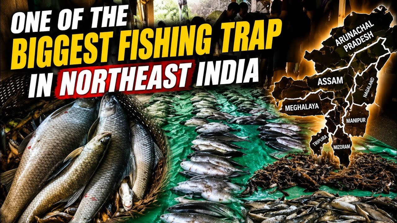 Biggest fishing trap in northeast India || Fish trapped view || Akhegwo || KTC NAGA VLOG.