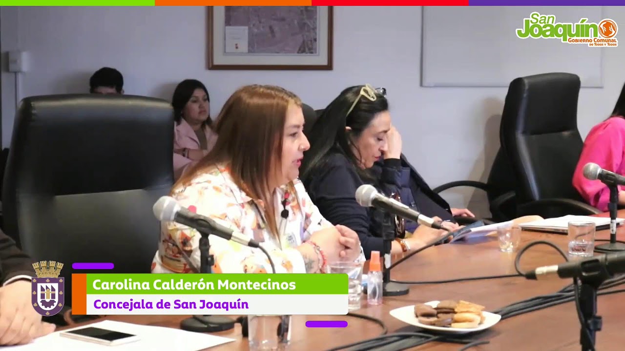Sesión Ordinaria N°33 del Honorable Concejo Municipal de San Joaquín